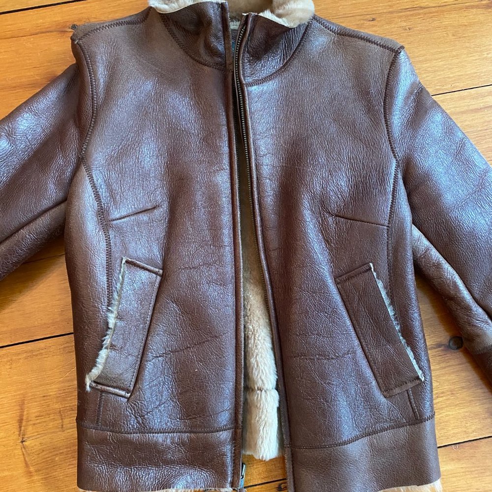 Authentic shearling bomber jacket - Picture 4 of 4